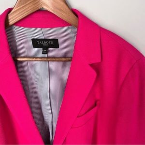 Talbots Woman Hot Pink Blazer Size 18W